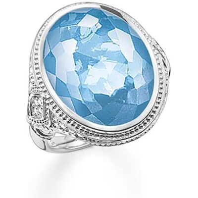 Thomas Sabo, Ring, Ring mit syn. Spinell und Zirkonia TR2032-059-31, (52) Thomas Sabo, Ring, Ring mit syn. Spinell und Zirkonia TR2032-059-31, (52)