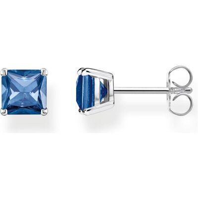 Thomas Sabo, Ohrringe, Ohrstecker blauer Stein, (925er Silber) Thomas Sabo, Ohrringe, Ohrstecker blauer Stein, (925er Silber)