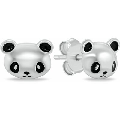Brilio, Ohrringe, Silver - Silver pendant earrings Panda EA1111W, (Silber) Brilio, Ohrringe, Silver - Silver pendant earrings Panda EA1111W, (Silber)