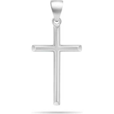 Brilio, Kettenanhänger, Silver - Timeless silver cross pendant PT41W, (Silber) Brilio, Kettenanhänger, Silver - Timeless silver cross pendant PT41W, (Silber)