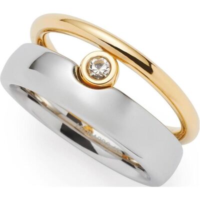 Leonardo, Ring, Jewels Ring 17 Claire, Fingerring, Schmuck, Grösse 17, Edelstahl, Zirkonia, 025394, (17) Leonardo, Ring, Jewels Ring 17 Claire, Fingerring, Schmuck, Grösse 17, Edelstahl, Zirkonia, 025394, (17)