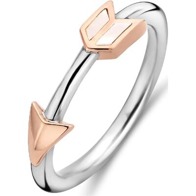 Ti Sento Milano, Ring, Ring Pfeil Perlmutt bicolor 12198MW, (52) Ti Sento Milano, Ring, Ring Pfeil Perlmutt bicolor 12198MW, (52)