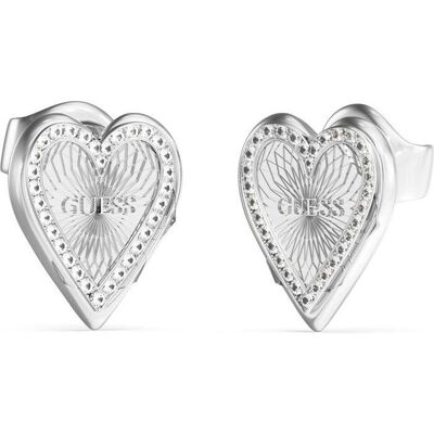 Guess Ohrringe, Beautiful steel earrings Love Me Tender JUBE03237JWRHT/U, (Edelstahl, Emaille) Guess Ohrringe, Beautiful steel earrings Love Me Tender JUBE03237JWRHT/U, (Edelstahl, Emaille)