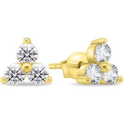 Brilio, Ohrringe, Silver - Minimalist gold-plated earrings EA867Y Brilio, Ohrringe, Silver - Minimalist gold-plated earrings EA867Y