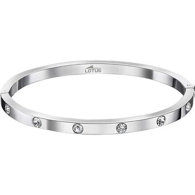 Armschmuck, ARMBAND IM LOTUS-STIL LS1846-2/1 316L EDELSTAHL, DAMEN, (6.10 cm, Edelstahl) Armschmuck, ARMBAND IM LOTUS-STIL LS1846-2/1 316L EDELSTAHL, DAMEN, (6.10 cm, Edelstahl)