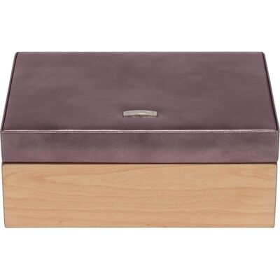 Windrose, Uhrenbox + Schmuckaufbewahrung, Wood Jewelry Box, Violett, Mehrfarbig Windrose, Uhrenbox + Schmuckaufbewahrung, Wood Jewelry Box, Violett, Mehrfarbig