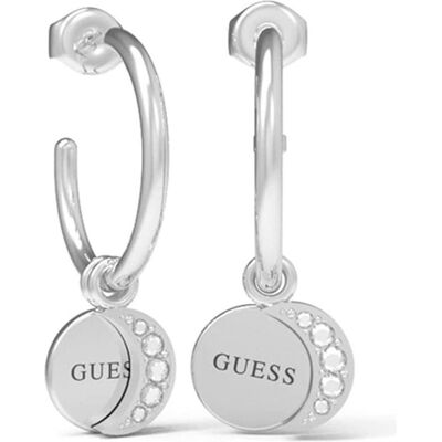 Guess Ohrringe, Round earrings with Moon Phases pendants JUBE01191JWRHT / U (L) Guess Ohrringe, Round earrings with Moon Phases pendants JUBE01191JWRHT / U (L)