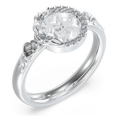 Guess Ring, Damenring Jubr05042Jwrh56 Silberfarben 16, (16) Guess Ring, Damenring Jubr05042Jwrh56 Silberfarben 16, (16)