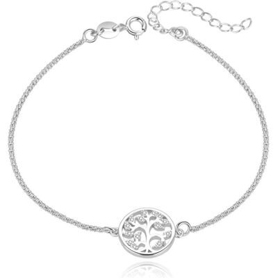 Beneto, Armschmuck, Stylish silver bracelet Tree of Life AGB409 / 21 (L), (Silber) Beneto, Armschmuck, Stylish silver bracelet Tree of Life AGB409 / 21 (L), (Silber)