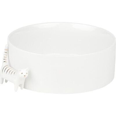 Räder, Uhrenbox + Schmuckaufbewahrung, Porzellanschale - Katze, Weiss Räder, Uhrenbox + Schmuckaufbewahrung, Porzellanschale - Katze, Weiss