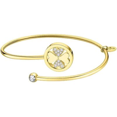 Armschmuck, ARMBAND IM LOTUS-STIL LS2169-2/7 316L EDELSTAHL, DAMEN, (Edelstahl) Armschmuck, ARMBAND IM LOTUS-STIL LS2169-2/7 316L EDELSTAHL, DAMEN, (Edelstahl)