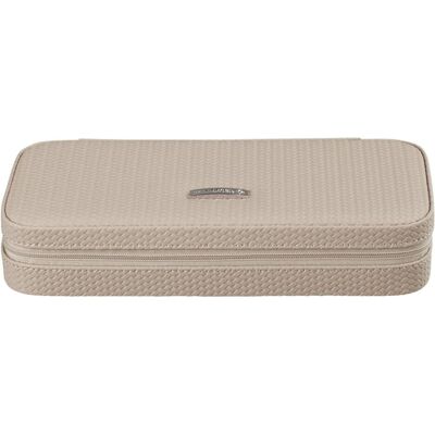 Windrose, Uhrenbox + Schmuckaufbewahrung, Corbello Schmuckkasten 23 cm, Beige Windrose, Uhrenbox + Schmuckaufbewahrung, Corbello Schmuckkasten 23 cm, Beige