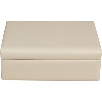 Windrose, Uhrenbox + Schmuckaufbewahrung, Schmuckkästchen Merino Moda - Charmbox - Beige, Beige Windrose, Uhrenbox + Schmuckaufbewahrung, Schmuckkästchen Merino Moda - Charmbox - Beige, Beige