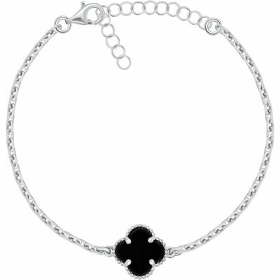 Brilio, Armschmuck, Silver - Silver bracelet for women Four-leaf clover BRC190WBC Brilio, Armschmuck, Silver - Silver bracelet for women Four-leaf clover BRC190WBC