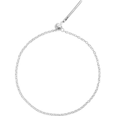 Daniel Wellington, Armschmuck, - Silver women's bracelet with Rolo Charms DW00401045, (18.50 cm, Sterling Silber) Daniel Wellington, Armschmuck, - Silver women's bracelet with Rolo Charms DW00401045, (18.50 cm, Sterling Silber)