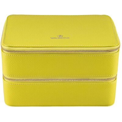 Windrose, Uhrenbox + Schmuckaufbewahrung, Aurora Jewelry Case, Gelb Windrose, Uhrenbox + Schmuckaufbewahrung, Aurora Jewelry Case, Gelb