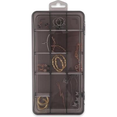 Hermia, Uhrenbox + Schmuckaufbewahrung, Gleam Jewellery Box, Schwarz Hermia, Uhrenbox + Schmuckaufbewahrung, Gleam Jewellery Box, Schwarz