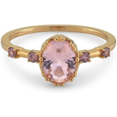 24 Kae, Ring, ANEL PRATA 925 925 sterling silver with gold plated No Gemstone, (54) 24 Kae, Ring, ANEL PRATA 925 925 sterling silver with gold plated No Gemstone, (54)