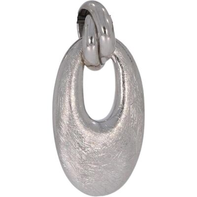 Xen, Ring, Anhänger oval eismattiert 925 Sterling Silber, (One Size, 925 Silber) Xen, Ring, Anhänger oval eismattiert 925 Sterling Silber, (One Size, 925 Silber)