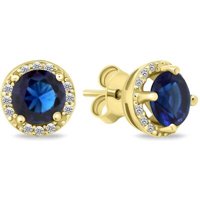 Brilio, Ohrringe, Silver - Sparkling gold-plated earrings with zircons EA601YB, (Silber) Brilio, Ohrringe, Silver - Sparkling gold-plated earrings with zircons EA601YB, (Silber)