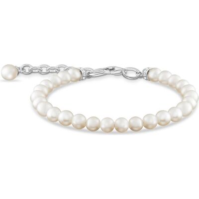 Thomas Sabo, Armschmuck, Armband Perlen Silber, (Perlen, Zirkonia) Thomas Sabo, Armschmuck, Armband Perlen Silber, (Perlen, Zirkonia)