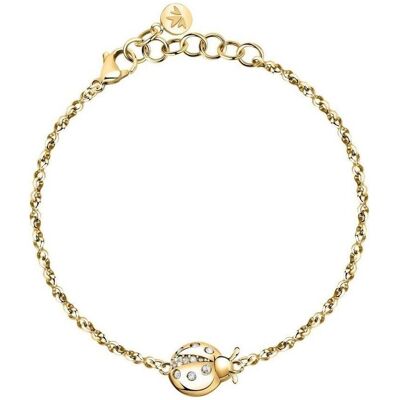 Morellato, Armschmuck, Beautiful Istanti SAVZ08 Gold Plated Lucky Bracelet, (Kristalle, Stahl) Morellato, Armschmuck, Beautiful Istanti SAVZ08 Gold Plated Lucky Bracelet, (Kristalle, Stahl)