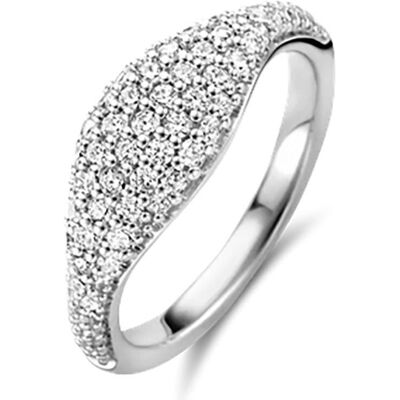 Ti Sento Milano, Ring, Ring Geometrie mit Zirkonia 12223ZI, (56) Ti Sento Milano, Ring, Ring Geometrie mit Zirkonia 12223ZI, (56)