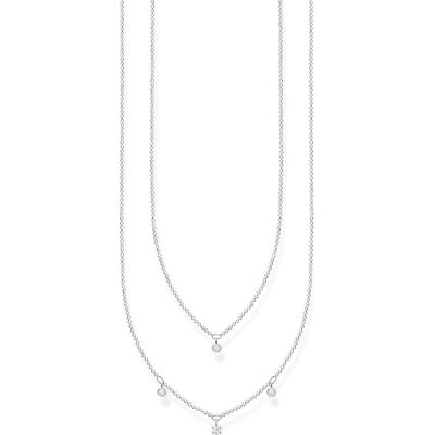 Thomas Sabo, Halsschmuck, Kette, (925 Sterlingsilber, 925er Silber, 40 cm) Thomas Sabo, Halsschmuck, Kette, (925 Sterlingsilber, 925er Silber, 40 cm)