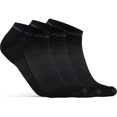 Craft, Unisex, Sportsocken, Core Dry Shafless Socken 3-Pack (46 - 48), Schwarz Craft, Unisex, Sportsocken, Core Dry Shafless Socken 3-Pack (46 - 48), Schwarz
