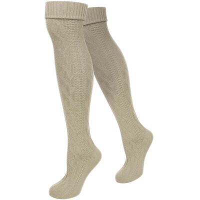 Normani, Unisex, Socken, Trachten-Kniestrümpfe mit Leinen, Beige, (Einzelpack, 47 - 50) Normani, Unisex, Socken, Trachten-Kniestrümpfe mit Leinen, Beige, (Einzelpack, 47 - 50)