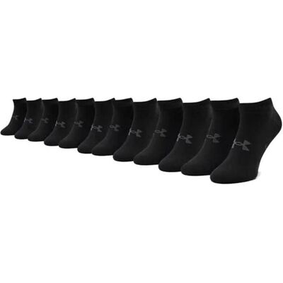 Under Armour, Unisex, Sportsocken, Ua Essential No Show 6pk (S), Schwarz Under Armour, Unisex, Sportsocken, Ua Essential No Show 6pk (S), Schwarz