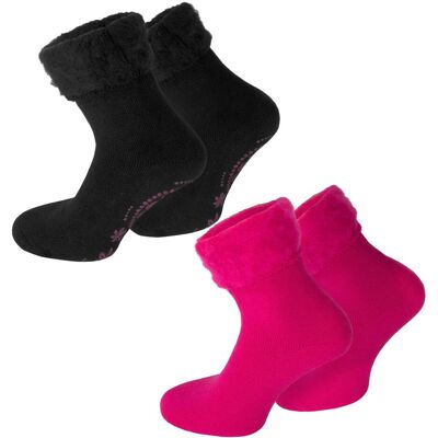 Normani, Damen, Socken, 2 Paar Kuschelsocken Dream, Schwarz, (2er Pack, 35 - 38) Normani, Damen, Socken, 2 Paar Kuschelsocken Dream, Schwarz, (2er Pack, 35 - 38)