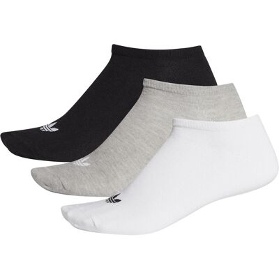 Adidas Unisex, Sportsocken, Originals Trefoil Liner Socken 3P (31 - 34), Weiss, Schwarz, Grau Adidas Unisex, Sportsocken, Originals Trefoil Liner Socken 3P (31 - 34), Weiss, Schwarz, Grau