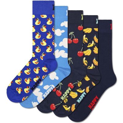 Happy Socks, Damen, Socken, Socken Casual Bequem sitzend, Mehrfarbig, (5er Pack, 36 - 40) Happy Socks, Damen, Socken, Socken Casual Bequem sitzend, Mehrfarbig, (5er Pack, 36 - 40)