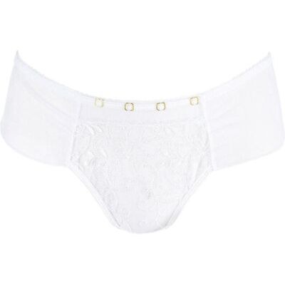 Axami, Damen, Unterhosen, Strings model 183631, Beige, Weiss, (Einzelpack, L) Axami, Damen, Unterhosen, Strings model 183631, Beige, Weiss, (Einzelpack, L)