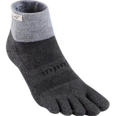 Injinji Trail Midweight Mini Crew - Granite - Unisex Socken Injinji Trail Midweight Mini Crew - Granite - Unisex Socken