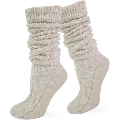 Normani, Unisex, Socken, Trachten-Kniestrümpfe mit Leinen, Beige, (Einzelpack, 35 - 38) Normani, Unisex, Socken, Trachten-Kniestrümpfe mit Leinen, Beige, (Einzelpack, 35 - 38)