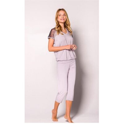 Babella, Damen, Pyjamas, Pyjama, Grau, (S) Babella, Damen, Pyjamas, Pyjama, Grau, (S)