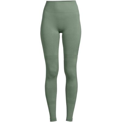 Casall, Damen, Strümpfe, Nahtlose Strumpfhose mit hohem Bund und Essential Block, Grün, (M) Casall, Damen, Strümpfe, Nahtlose Strumpfhose mit hohem Bund und Essential Block, Grün, (M)