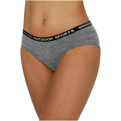 Normani, Damen, Unterhosen, Damen Merino Slip Albury - 8448, Grau, (Einzelpack, L) Normani, Damen, Unterhosen, Damen Merino Slip Albury - 8448, Grau, (Einzelpack, L)