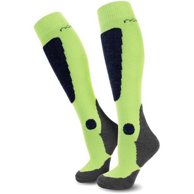 Normani, Unisex, Socken, 2 Paar Ski-Kniestrümpfe New-Style, Schwarz, Grau, (2er Pack, 43 - 46) Normani, Unisex, Socken, 2 Paar Ski-Kniestrümpfe New-Style, Schwarz, Grau, (2er Pack, 43 - 46)