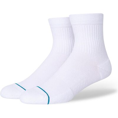Stance, Unisex, Socken, Icon Quarter, Weiss, (Einzelpack, 43 - 47) Stance, Unisex, Socken, Icon Quarter, Weiss, (Einzelpack, 43 - 47)