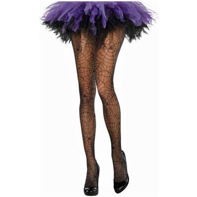Amscan, Damen, Strümpfe, Strumpfhose Spinnennetz Einheitsgrösse, Schwarz Amscan, Damen, Strümpfe, Strumpfhose Spinnennetz Einheitsgrösse, Schwarz