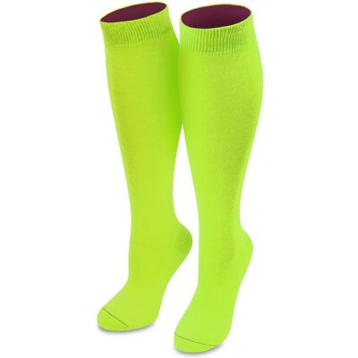 Normani, Damen, Socken, 3 Paar Kniestrümpfe mit farbig abgesetztem Bund Bi-Color - 9993, Türkis, Mehrfarbig, (3er Pack, 43 - 46) Normani, Damen, Socken, 3 Paar Kniestrümpfe mit farbig abgesetztem Bund Bi-Color - 9993, Türkis, Mehrfarbig, (3er Pack, 43 - 46)