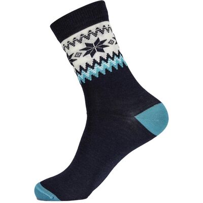 Dale of Norway, Unisex, Socken, Myking Socks, Weiss, Türkis, Blau, (Einzelpack, 43 - 46) Dale of Norway, Unisex, Socken, Myking Socks, Weiss, Türkis, Blau, (Einzelpack, 43 - 46)