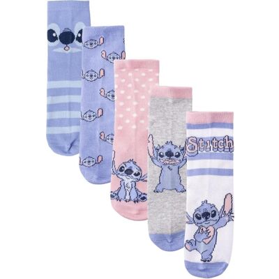 Disney Unisex, Socken, Socken Pack 5-teilig Stitch, Mehrfarbig, (5er Pack, 31 - 34) Disney Unisex, Socken, Socken Pack 5-teilig Stitch, Mehrfarbig, (5er Pack, 31 - 34)