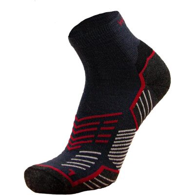 Wapiti, Unisex, Sportsocken, Merino Trekking short GT04 (42 - 44), Blau Wapiti, Unisex, Sportsocken, Merino Trekking short GT04 (42 - 44), Blau