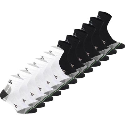 Diadora Modell 43 Schwarz/Weiß Unisex Socken - Socken Diadora Modell 43 Schwarz/Weiß Unisex Socken - Socken