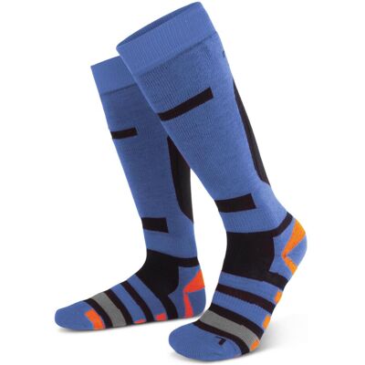 Normani, Unisex, Socken, 2 Paar Ski-Kniestrümpfe Ripp, Mehrfarbig, (2er Pack, 43 - 46) Normani, Unisex, Socken, 2 Paar Ski-Kniestrümpfe Ripp, Mehrfarbig, (2er Pack, 43 - 46)