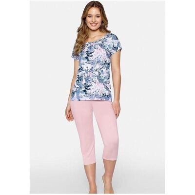 Babella, Damen, Pyjamas, Pyjama, Blau, (XL) Babella, Damen, Pyjamas, Pyjama, Blau, (XL)